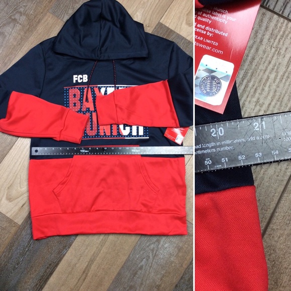 fc bayern munich | Sweaters | Fcb Bayern Munich Sweater Hoodie Size M Men Soccer | Poshmark